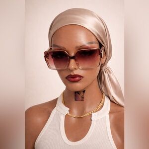 Square Designer-Inspired Gradient Sunglasses – Luxury Style